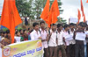 ABVP protests against professional colleges levying higher fees